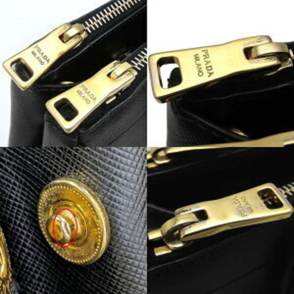 Prada Handbag Saffiano Leather Black - Picture 7 of 10